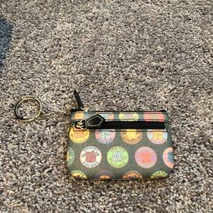 Dooney & Bourke Medallion Card and Coin Holder